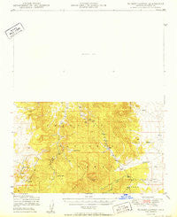 Turkey Canyon Arizona Historical topographic map, 1:62500 scale, 15 X 15 Minute, Year 1950