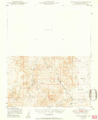 Turkey Canyon Arizona Historical topographic map, 1:62500 scale, 15 X 15 Minute, Year 1950