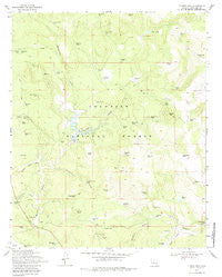 Turkey Mtn. Arizona Historical topographic map, 1:24000 scale, 7.5 X 7.5 Minute, Year 1970