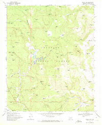 Turkey Mtn. Arizona Historical topographic map, 1:24000 scale, 7.5 X 7.5 Minute, Year 1970