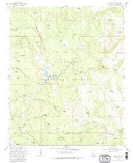 Turkey Mtn. Arizona Historical topographic map, 1:24000 scale, 7.5 X 7.5 Minute, Year 1970