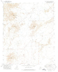 Turkey Track Butte Arizona Historical topographic map, 1:24000 scale, 7.5 X 7.5 Minute, Year 1972