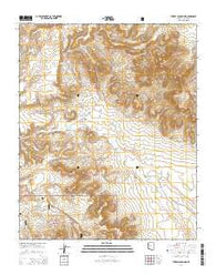 Turkey Canyon NE Arizona Current topographic map, 1:24000 scale, 7.5 X 7.5 Minute, Year 2014