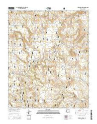 Turkey Mountain Arizona Current topographic map, 1:24000 scale, 7.5 X 7.5 Minute, Year 2014
