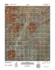 Turkey Track Butte Arizona Historical topographic map, 1:24000 scale, 7.5 X 7.5 Minute, Year 2011
