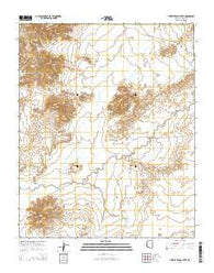 Turkey Track Butte Arizona Current topographic map, 1:24000 scale, 7.5 X 7.5 Minute, Year 2014