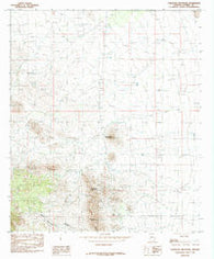Turquoise Mountain Arizona Historical topographic map, 1:24000 scale, 7.5 X 7.5 Minute, Year 1985