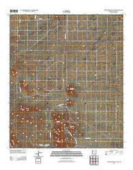 Turquoise Mountain Arizona Historical topographic map, 1:24000 scale, 7.5 X 7.5 Minute, Year 2011