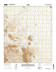 Turquoise Mountain Arizona Current topographic map, 1:24000 scale, 7.5 X 7.5 Minute, Year 2014