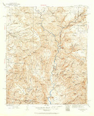 Turret Peak Arizona Historical topographic map, 1:125000 scale, 30 X 30 Minute, Year 1929