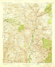Turret Peak Arizona Historical topographic map, 1:125000 scale, 30 X 30 Minute, Year 1933