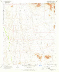 Turtleback Mtn. Arizona Historical topographic map, 1:24000 scale, 7.5 X 7.5 Minute, Year 1965