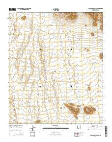 Turtleback Mountain Arizona Current topographic map, 1:24000 scale, 7.5 X 7.5 Minute, Year 2014
