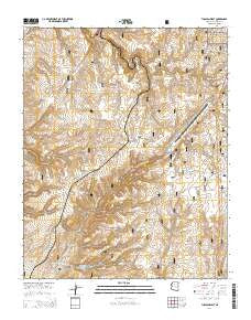 Tusayan West Arizona Current topographic map, 1:24000 scale, 7.5 X 7.5 Minute, Year 2014