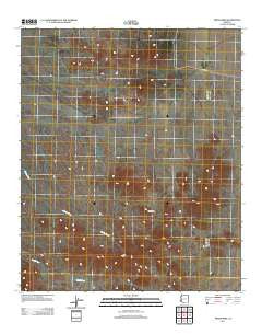 Tweed Mine Arizona Historical topographic map, 1:24000 scale, 7.5 X 7.5 Minute, Year 2011