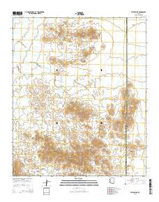 Tweed Mine Arizona Current topographic map, 1:24000 scale, 7.5 X 7.5 Minute, Year 2014