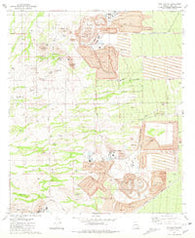 Twin Buttes Arizona Historical topographic map, 1:24000 scale, 7.5 X 7.5 Minute, Year 1981