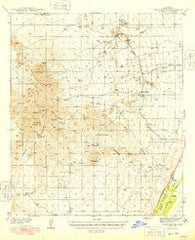 Twin Buttes Arizona Historical topographic map, 1:62500 scale, 15 X 15 Minute, Year 1948