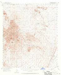 Twin Buttes Arizona Historical topographic map, 1:62500 scale, 15 X 15 Minute, Year 1957