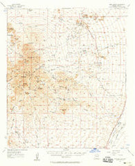 Twin Buttes Arizona Historical topographic map, 1:62500 scale, 15 X 15 Minute, Year 1957