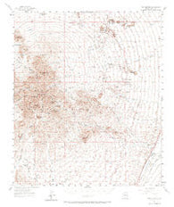 Twin Buttes Arizona Historical topographic map, 1:62500 scale, 15 X 15 Minute, Year 1957