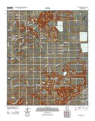 Twin Buttes Arizona Historical topographic map, 1:24000 scale, 7.5 X 7.5 Minute, Year 2011