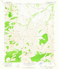 Two Bar Mountain Arizona Historical topographic map, 1:24000 scale, 7.5 X 7.5 Minute, Year 1964