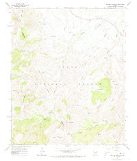 Two Bar Mountain Arizona Historical topographic map, 1:24000 scale, 7.5 X 7.5 Minute, Year 1964