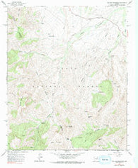 Two Bar Mountain Arizona Historical topographic map, 1:24000 scale, 7.5 X 7.5 Minute, Year 1964