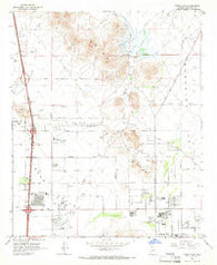 Union Hills Arizona Historical topographic map, 1:24000 scale, 7.5 X 7.5 Minute, Year 1964