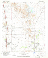 Union Hills Arizona Historical topographic map, 1:24000 scale, 7.5 X 7.5 Minute, Year 1964