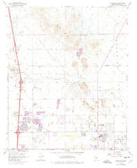 Union Hills Arizona Historical topographic map, 1:24000 scale, 7.5 X 7.5 Minute, Year 1964