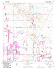 Union Hills Arizona Historical topographic map, 1:24000 scale, 7.5 X 7.5 Minute, Year 1964