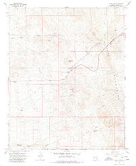 Union Pass Arizona Historical topographic map, 1:24000 scale, 7.5 X 7.5 Minute, Year 1967