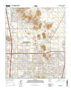 Union Hills Arizona Current topographic map, 1:24000 scale, 7.5 X 7.5 Minute, Year 2014