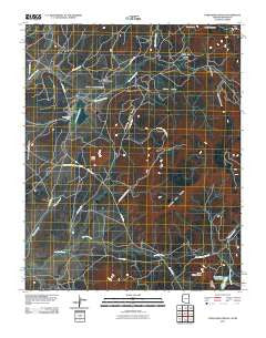 Upper Wheatfields Arizona Historical topographic map, 1:24000 scale, 7.5 X 7.5 Minute, Year 2010