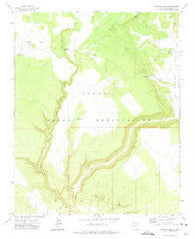 Uranium Spring Arizona Historical topographic map, 1:24000 scale, 7.5 X 7.5 Minute, Year 1971