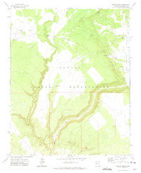 Uranium Spring Arizona Historical topographic map, 1:24000 scale, 7.5 X 7.5 Minute, Year 1971