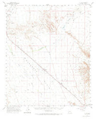 Utting Arizona Historical topographic map, 1:62500 scale, 15 X 15 Minute, Year 1962