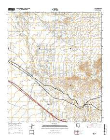 Vail Arizona Current topographic map, 1:24000 scale, 7.5 X 7.5 Minute, Year 2014