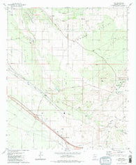 Vail Arizona Historical topographic map, 1:24000 scale, 7.5 X 7.5 Minute, Year 1981