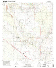 Vail Arizona Historical topographic map, 1:24000 scale, 7.5 X 7.5 Minute, Year 1996