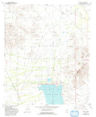 Vaiva Vo Arizona Historical topographic map, 1:24000 scale, 7.5 X 7.5 Minute, Year 1981