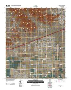 Valencia Arizona Historical topographic map, 1:24000 scale, 7.5 X 7.5 Minute, Year 2011