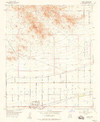 Valencia Arizona Historical topographic map, 1:24000 scale, 7.5 X 7.5 Minute, Year 1957