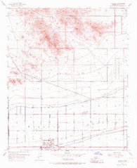 Valencia Arizona Historical topographic map, 1:24000 scale, 7.5 X 7.5 Minute, Year 1957