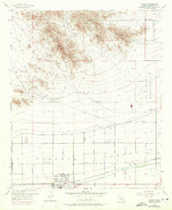 Valencia Arizona Historical topographic map, 1:24000 scale, 7.5 X 7.5 Minute, Year 1957