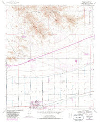 Valencia Arizona Historical topographic map, 1:24000 scale, 7.5 X 7.5 Minute, Year 1957
