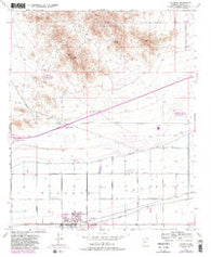 Valencia Arizona Historical topographic map, 1:24000 scale, 7.5 X 7.5 Minute, Year 1957