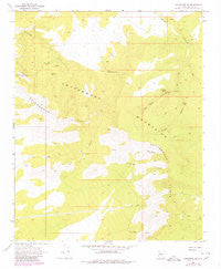 Valentine SE Arizona Historical topographic map, 1:24000 scale, 7.5 X 7.5 Minute, Year 1968
